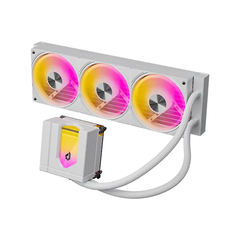 upHere E360TC 360mm AIO Liquid CPU Cooler - White